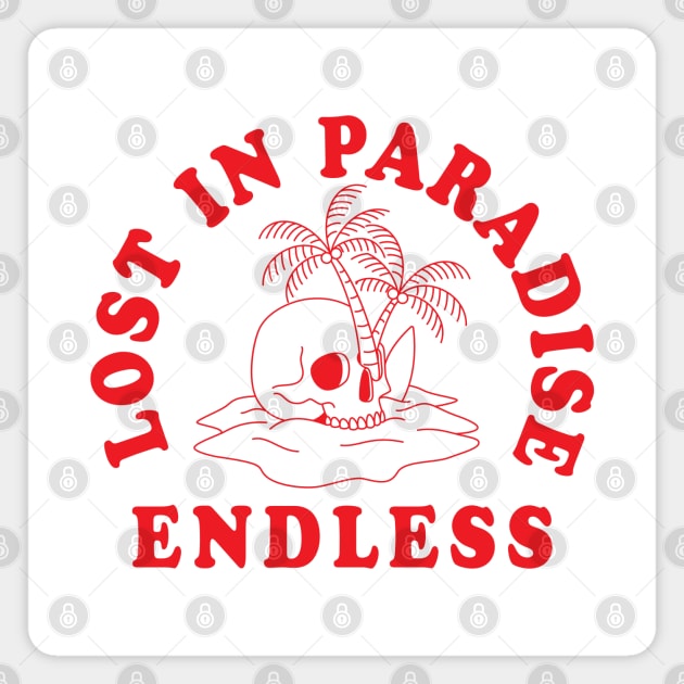 lost in paradise Magnet by rezaalfarid